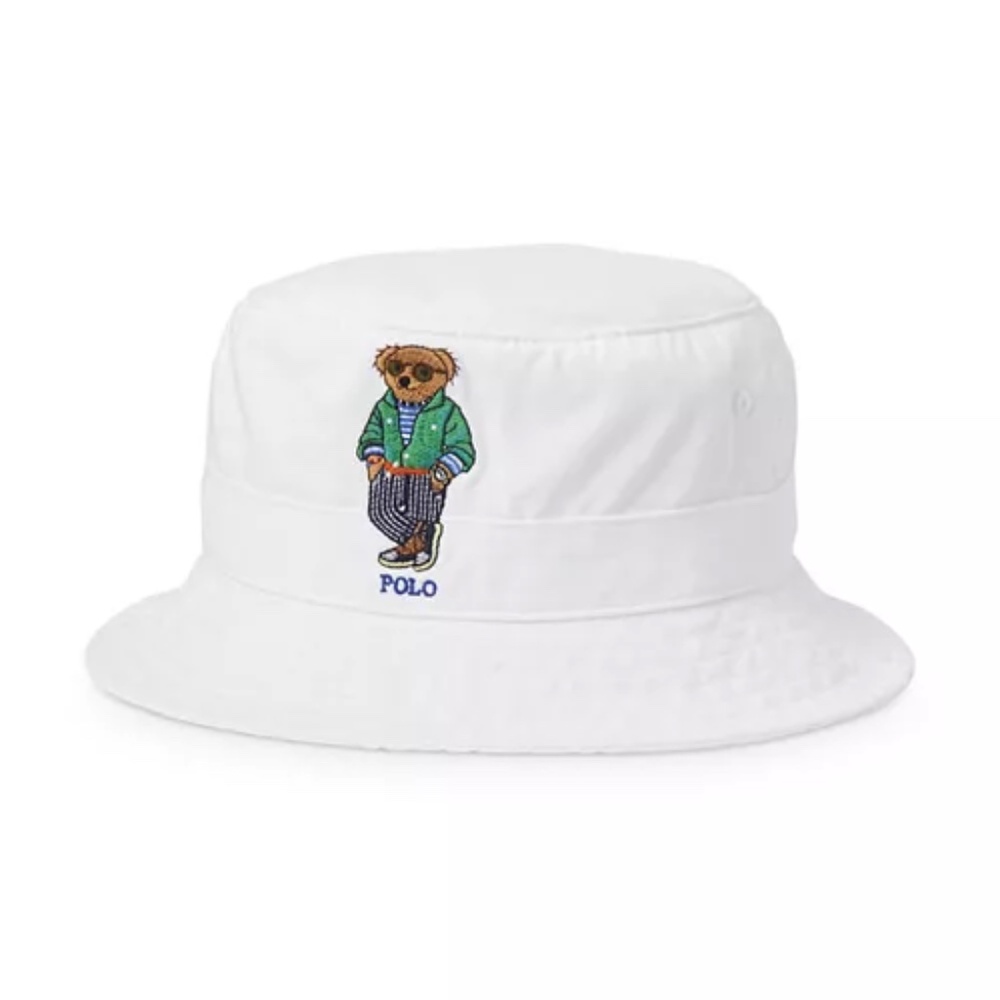 POLO Ralph Lauren - White Bear Bucket Hat